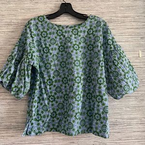 Fitzroy & Willa Mary Beth Puff Sleeve Top Size: S